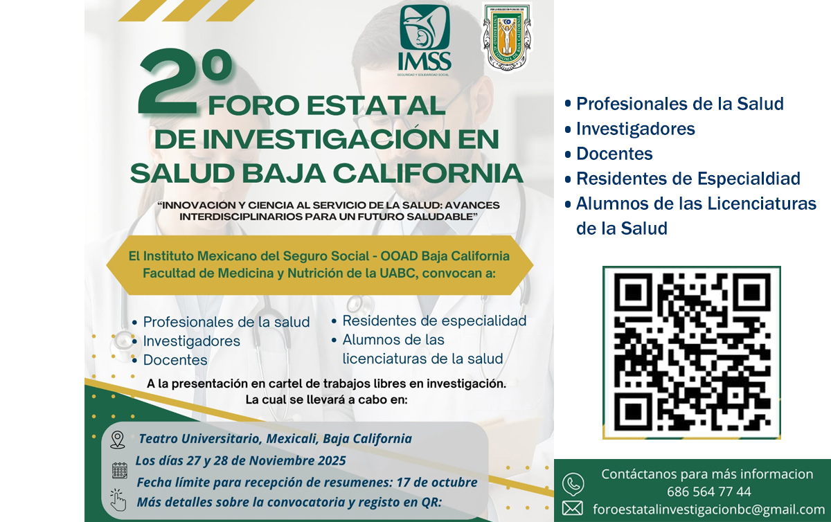 2do Foro Estatal de Investigación en Salud Baja California