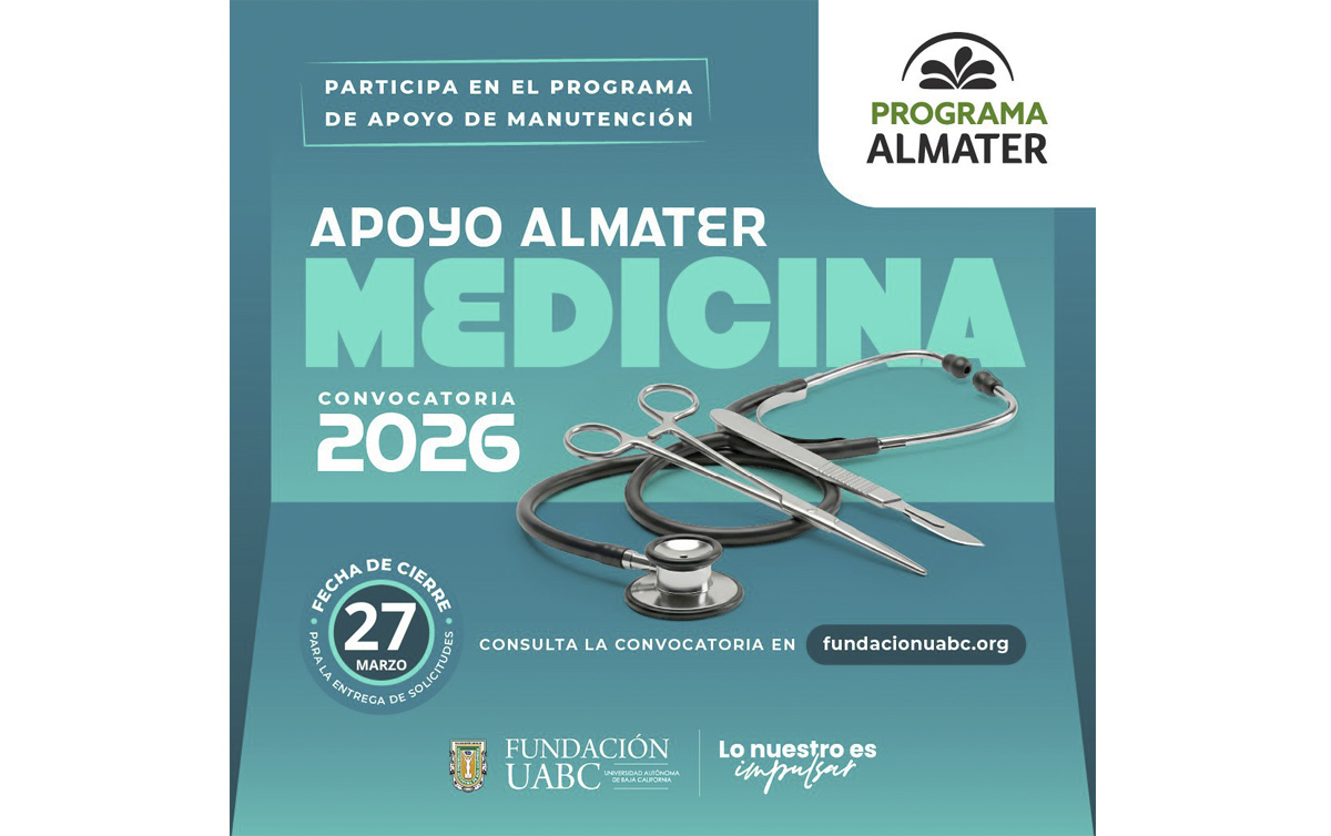 Beca Apoyo Almater 2026 - Fundación UABC
