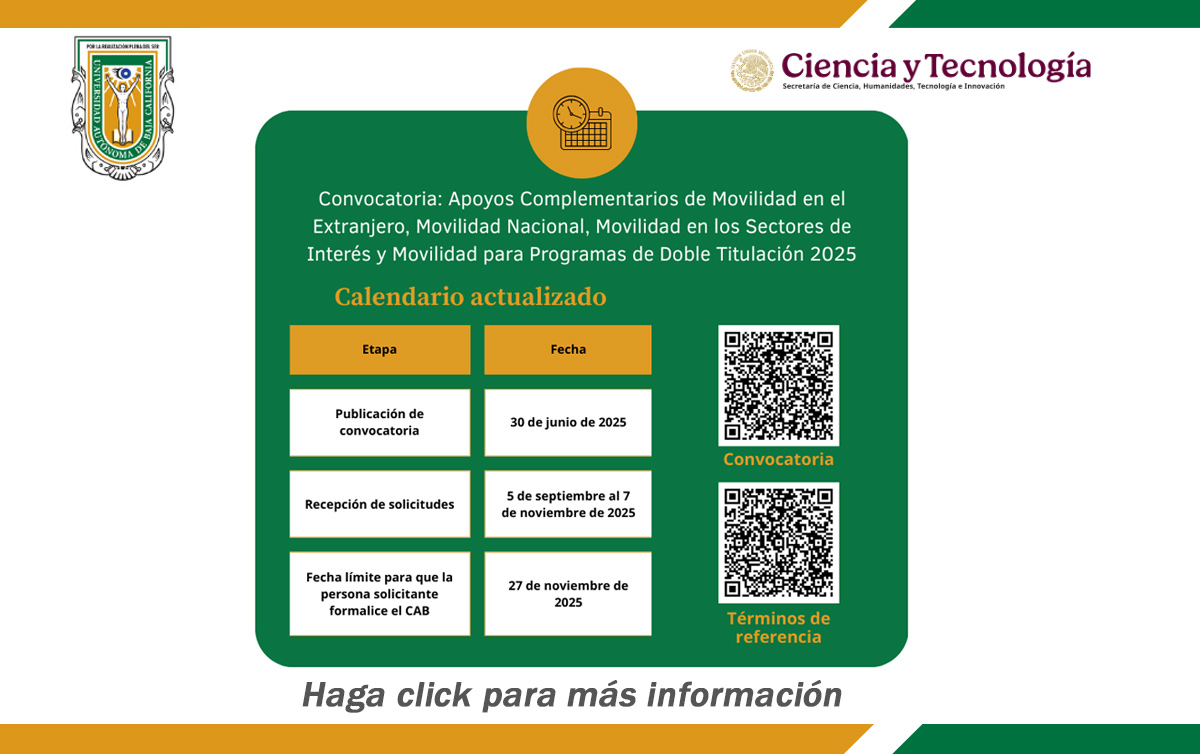Convocatorias de Movilidad SECIHTI 2025
