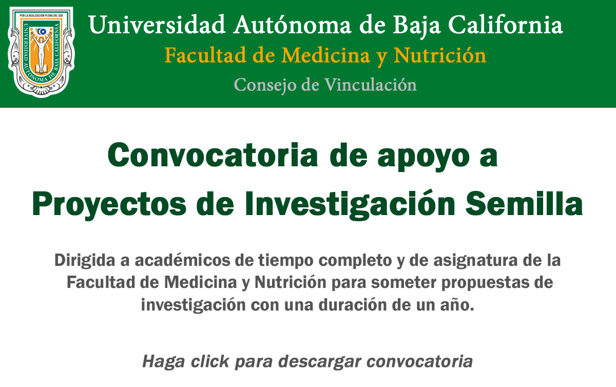 Convocatoria de Apoyo a Proyectos de Investigación Semilla