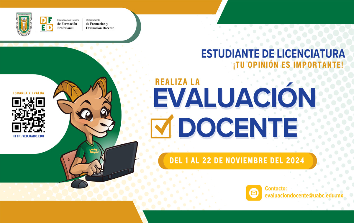 Realiza la Evaluación Docente 2024-2