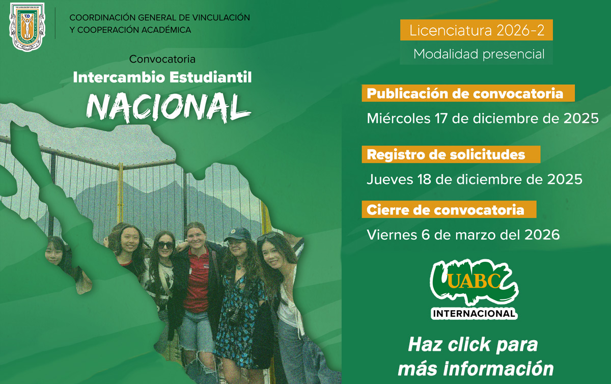 Convocatoria Intercambio Nacional Estudiantil 2026-2