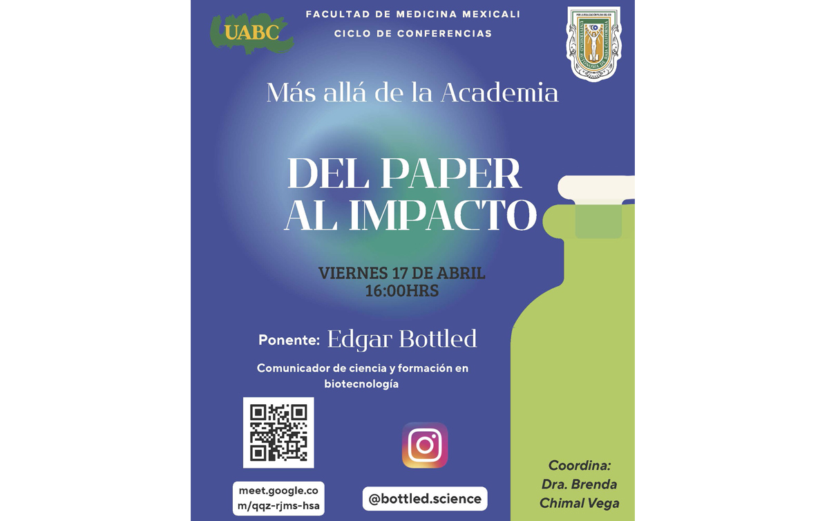 3ra. conferencia Más allá de la Academia del periodo 2026-1 - Del Paper al Impacto