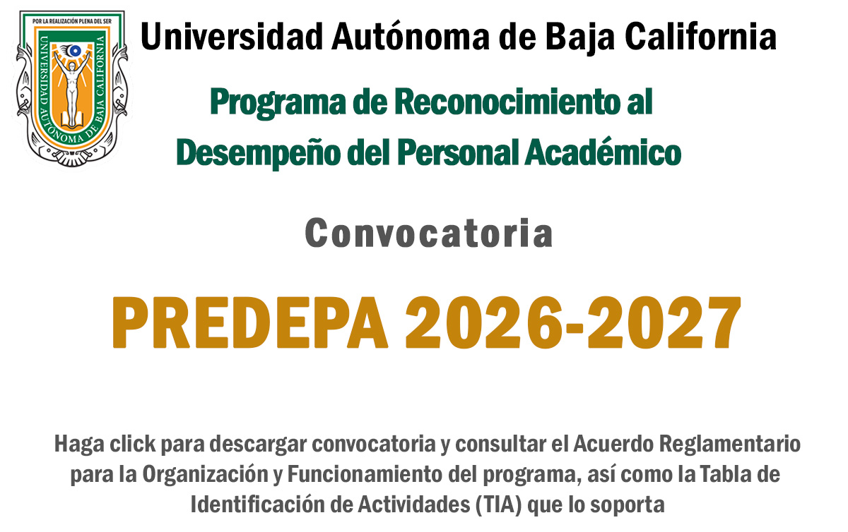 Convocatoria PREDEPA 2026-2027