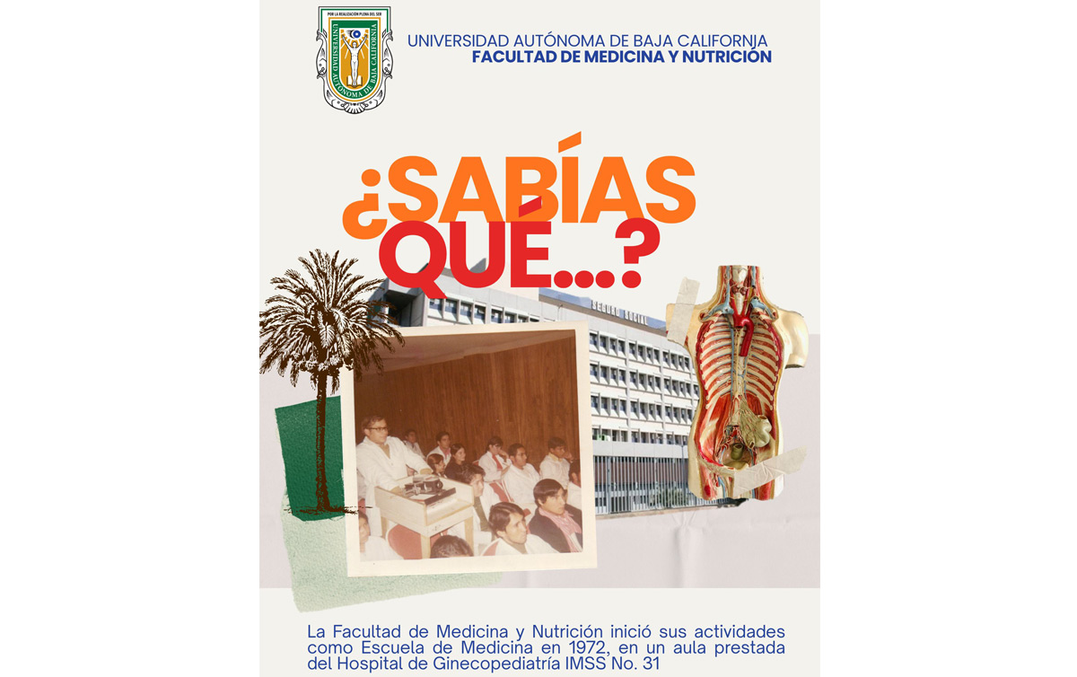 La FMyN inición sus actividades como Escuela de Medicina en 1972 en aula prestada en el IMSS No. 31