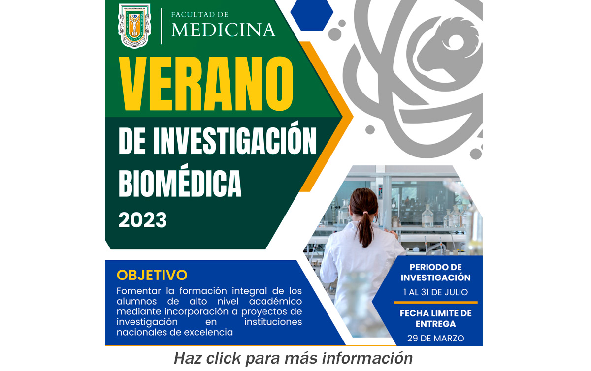 Convocatoria de Verano de Investigación Biomédica 2023