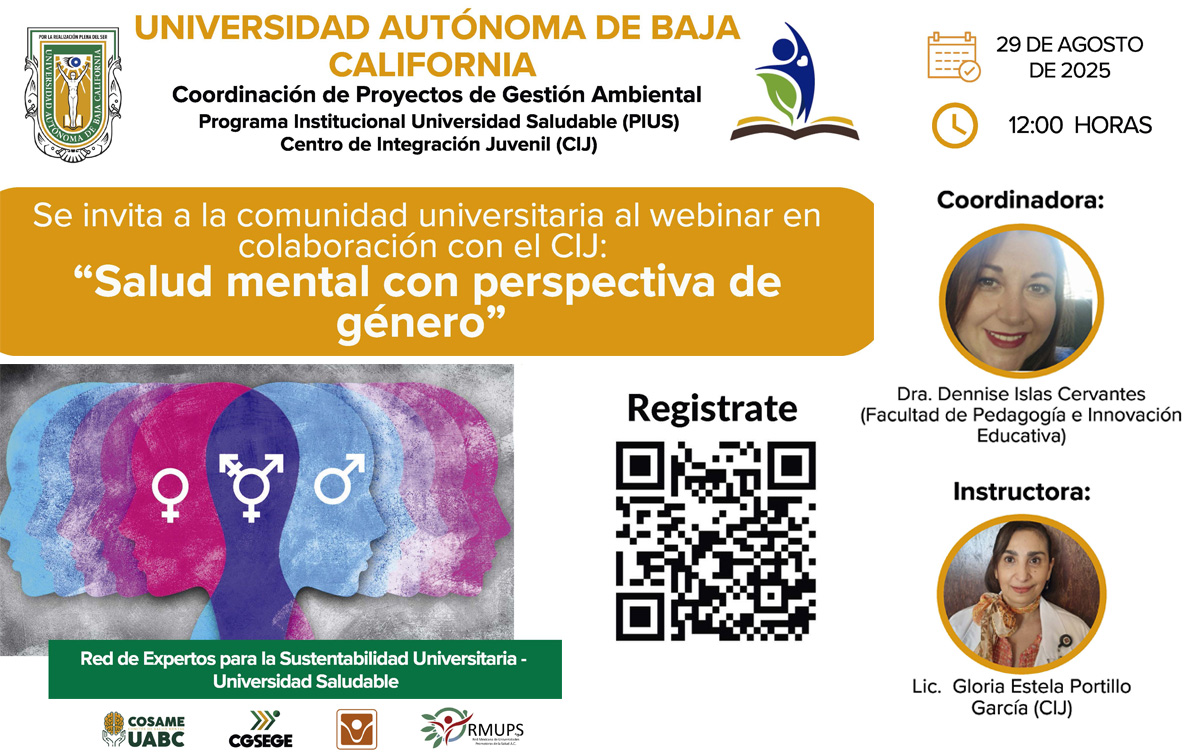 Webinar Salud Mental con Perspectiva de Género