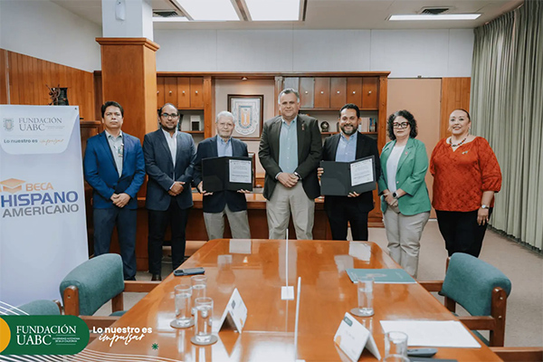 Fundación UABC, UABC y Hospitales Hispano Americano firmaron un convenio para Beca de Excelencia Académica